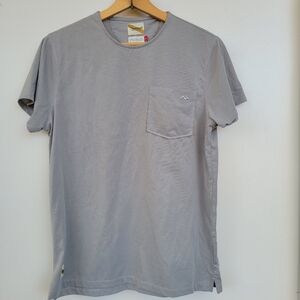 Tracksmith Run Cannonball Run Tee Silver Size Small